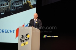 Ahmed Aboutaleb, Mayor of Rotterdam, start location of the Tour de France Femmes avec Zwift 2024 (7722x)
